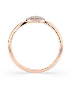 Illusion Ring (Round), 0.08 ct — 101-10072 - Image 8