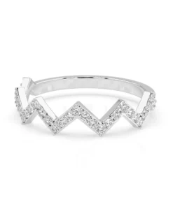Minimalism Ring (Round), 0.26 ct — 101-10162/2 - Image 3