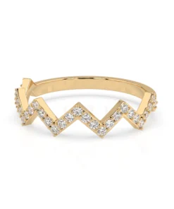 Minimalism Ring (Round), 0.26 ct — 101-10162/2 - Image 6