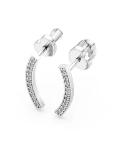 Minimalism Earring, 0.13 ct — 102-10065 - Image 3