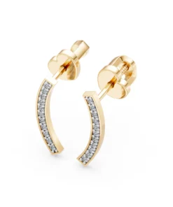 Minimalism Earring, 0.13 ct — 102-10065 - Image 6
