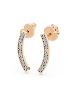 Minimalism Earring, 0.13 ct — 102-10065 - Image 8