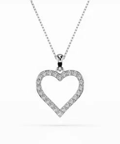 Minimalism Necklace (Round), 0.31 ct — 104-10060