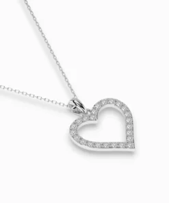 Minimalism Necklace (Round), 0.31 ct — 104-10060 - Image 3