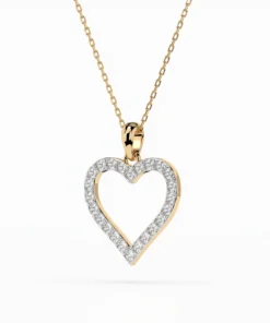 Minimalism Necklace (Round), 0.31 ct — 104-10060 - Image 5