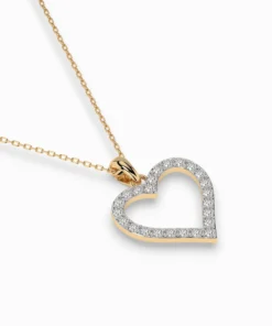 Minimalism Necklace (Round), 0.31 ct — 104-10060 - Image 6