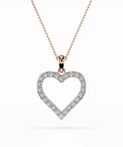 Minimalism Necklace (Round), 0.31 ct — 104-10060 - Image 7