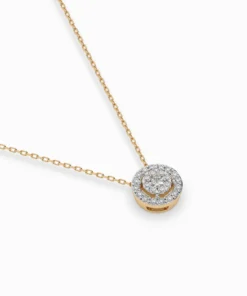Illusion Necklace (Round), 0.06 ct — 104-10002(2.5) - Image 6