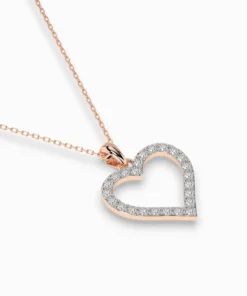 Minimalism Necklace (Round), 0.31 ct — 104-10060 - Image 9