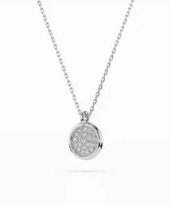 Alternative view of Illusion Necklace (Round), 0.12 ct — 104-10022