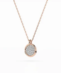 Illusion Necklace (Round), 0.12 ct — 104-10022 - Image 8