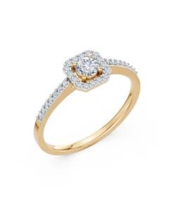 Solitaire Eternity Ring, 0.2 ct — 101-10118/2(3.7) - Image 4