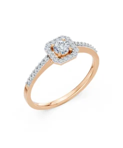 Solitaire Eternity Ring, 0.2 ct — 101-10118/2(3.7) - Image 7