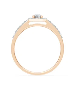 Solitaire Eternity Ring, 0.2 ct — 101-10118/2(3.7) - Image 8