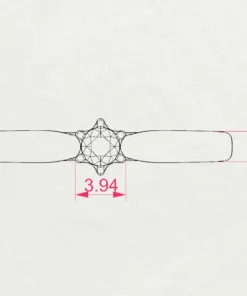 Solitaire Ring (Round), 0.1 ct — 101-10040(3.0) - Image 11
