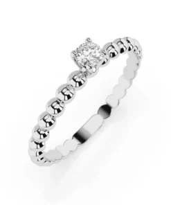 Solitaire Ring (Round), 0.06 ct — 101-10039(2.5)