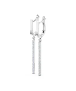 Minimalism Earring, 0.24 ct — 102-10129/1 - Image 3