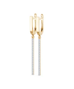 Minimalism Earring, 0.24 ct — 102-10129/1 - Image 5