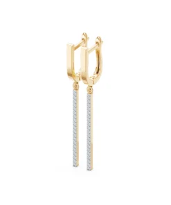 Minimalism Earring, 0.24 ct — 102-10129/1 - Image 6