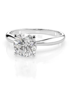 Solitaire Ring (Round), 0.7 ct — 101-10021(5.7) - Image 3