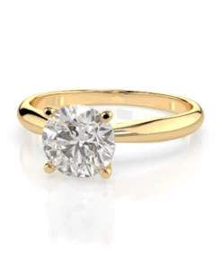 Solitaire Ring (Round), 0.7 ct — 101-10021(5.7) - Image 6