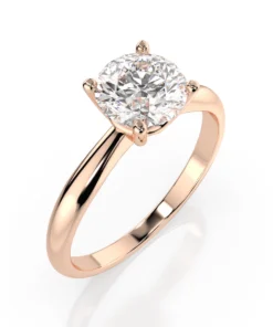 Solitaire Ring (Round), 0.7 ct — 101-10021(5.7) - Image 7
