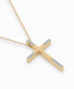 Minimalism Necklace (Round), 0.08 ct — 104-10016 - Image 6
