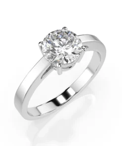 Solitaire Ring (Round), 0.7 ct — 101-10012/1(5.7)