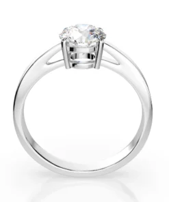 Alternative view of Solitaire Ring (Round), 0.7 ct — 101-10012/1(5.7)