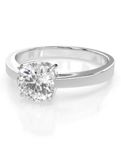 Solitaire Ring (Round), 0.7 ct — 101-10012/1(5.7) - Image 3