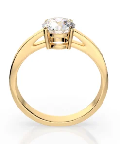 Solitaire Ring (Round), 0.7 ct — 101-10012/1(5.7) - Image 5