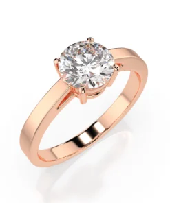 Solitaire Ring (Round), 0.7 ct — 101-10012/1(5.7) - Image 7