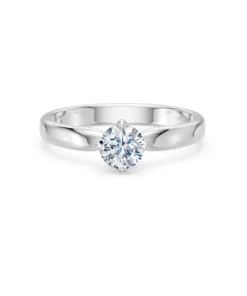 Solitaire Ring, 0.45 ct — 101-10041(4.8) - Image 3