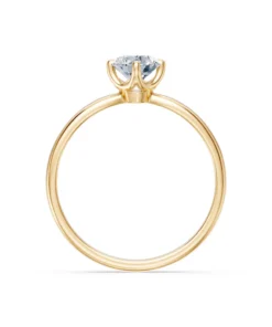Solitaire Ring, 0.45 ct — 101-10041(4.8) - Image 5