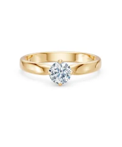 Solitaire Ring, 0.45 ct — 101-10041(4.8) - Image 6