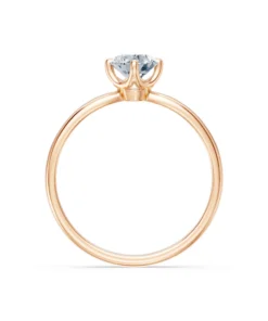 Solitaire Ring, 0.45 ct — 101-10041(4.8) - Image 8