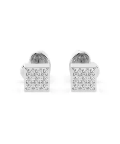 Illusion Earring (Round), 0.11 ct — 102-10063