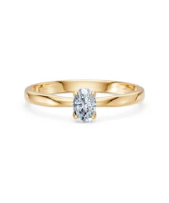 Solitaire Ring, 0.3 ct — 101-10194(0.30)OV - Image 6