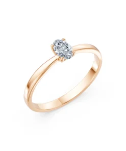 Solitaire Ring, 0.3 ct — 101-10194(0.30)OV - Image 7