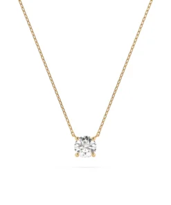 Solitaire Necklace (Round), 0.4 ct — 104-10040(4.7) - Image 6