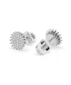 Illusion Earring (Round), 0.3 ct — 102-10171 - Image 3