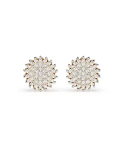 Illusion Earring (Round), 0.3 ct — 102-10171 - Image 4