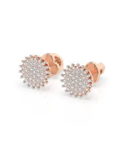Illusion Earring (Round), 0.3 ct — 102-10171 - Image 8