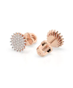Illusion Earring (Round), 0.3 ct — 102-10171 - Image 9