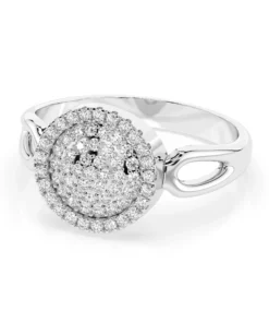 Illusion Ring (Round), 0.15 ct — 101-10073 - Image 3
