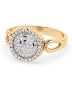 Illusion Ring (Round), 0.15 ct — 101-10073 - Image 6