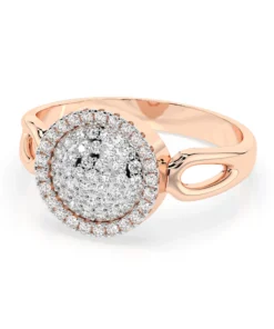 Illusion Ring (Round), 0.15 ct — 101-10073 - Image 9