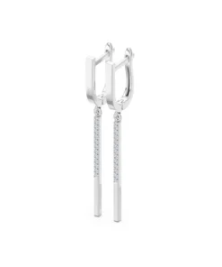 Minimalism Earring, 0.14 ct — 102-10129/6 - Image 3