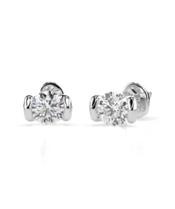 Solitaire Butterfly Earring (Round), 0.4 ct — 102-10016(3.7)