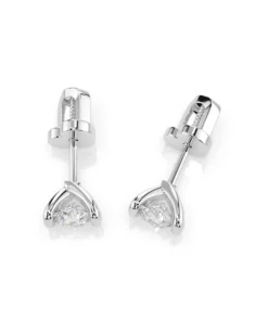 Alternative view of Solitaire Butterfly Earring (Round), 0.4 ct — 102-10016(3.7)